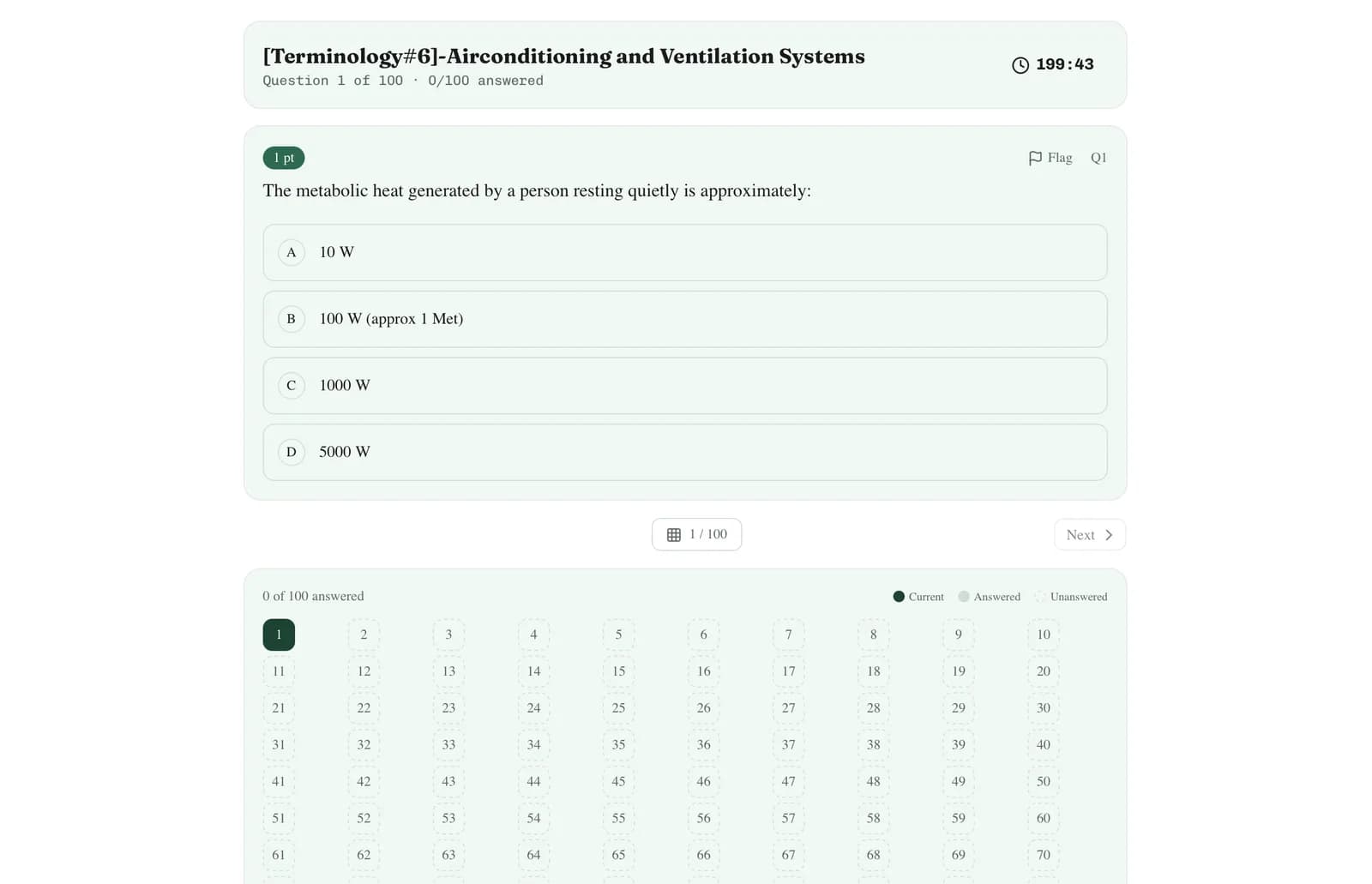 Timed exam engine